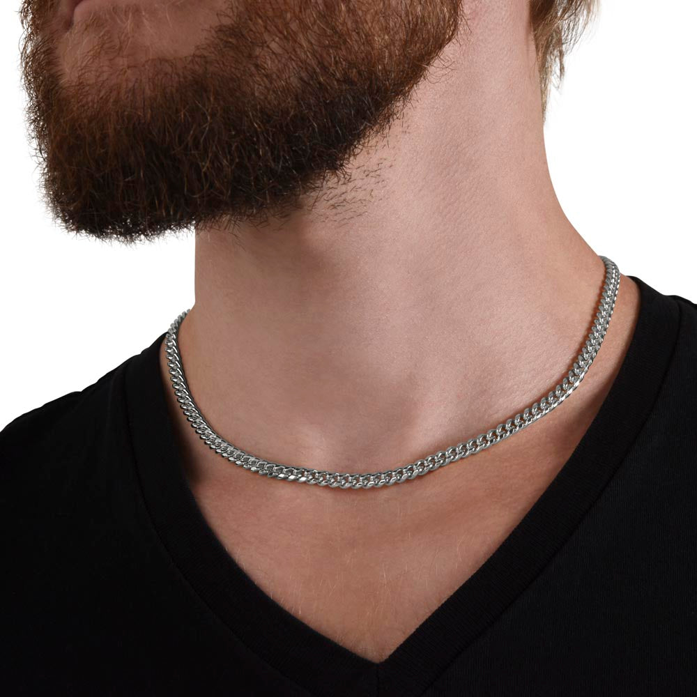 "To My Man" - Hand-in-Hand Cross Necklace