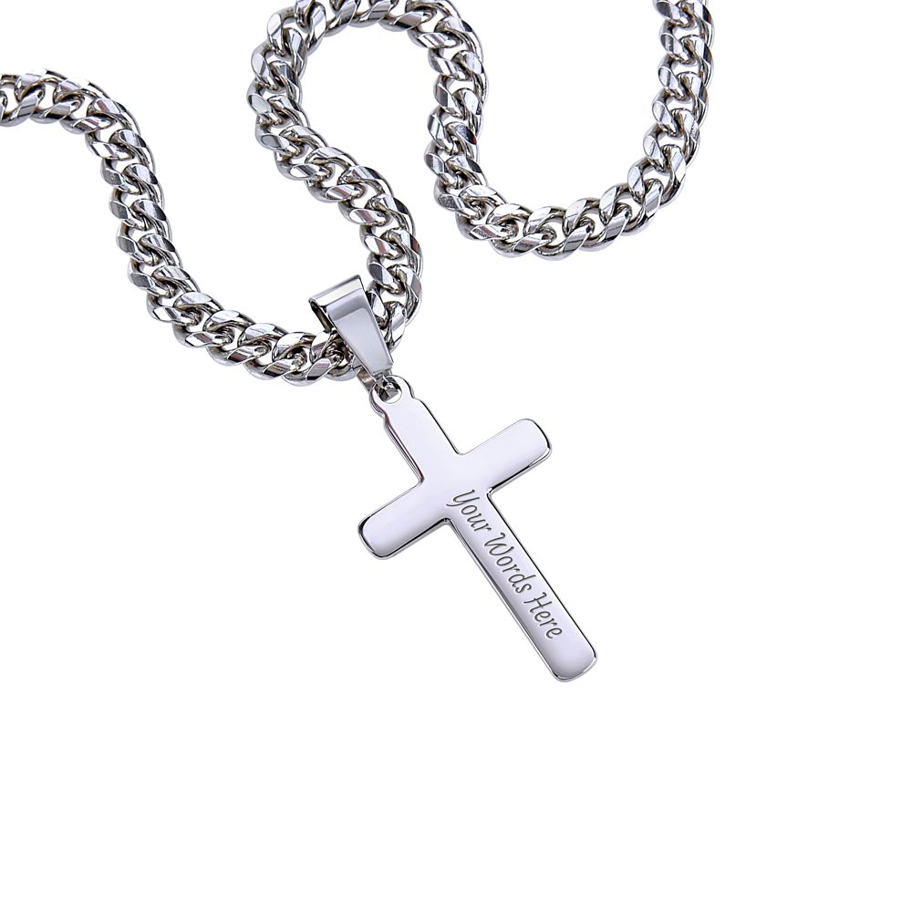 "To My Man" - Forever & Always Cross Necklace